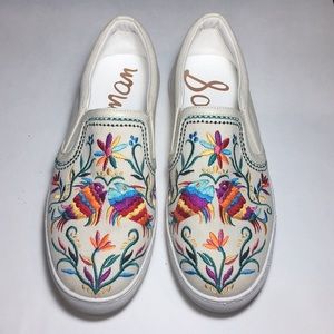 Sam Edelman Embroidered Sneakers